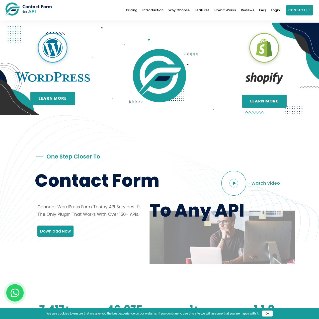 Contact Form to API project preview